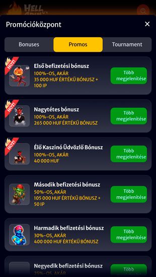 Bónusz aktiválása