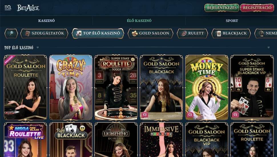 Betalice kaszinok
