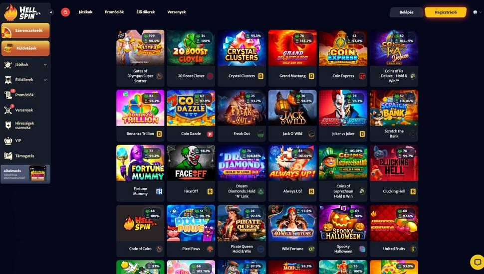 Hellspin kaszinó