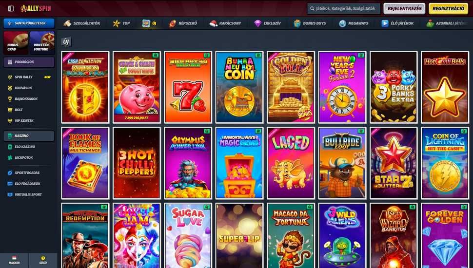 AllySpin casino nyerőgépek