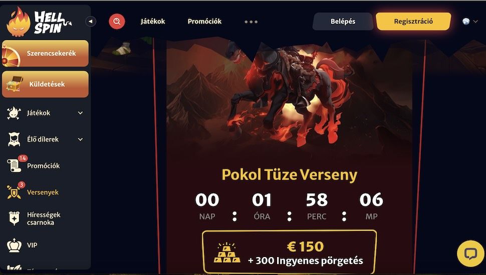 HellSpin Online Bajnoksagok