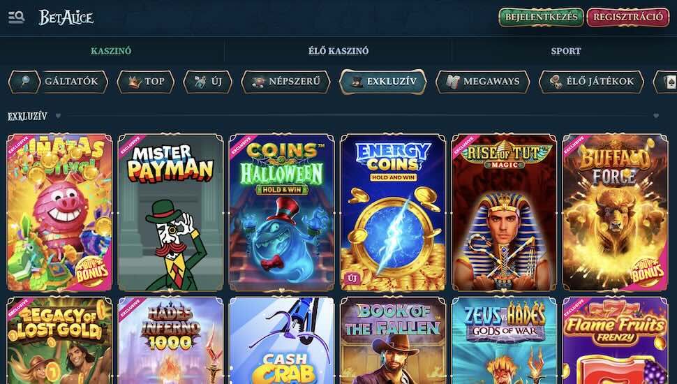 BetAlice kaszino