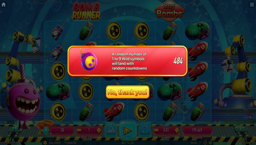 Bomb Runner játékmenet Bónusz