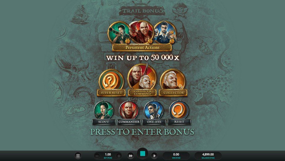 Dead Man's Trail nyerőgép bónusz