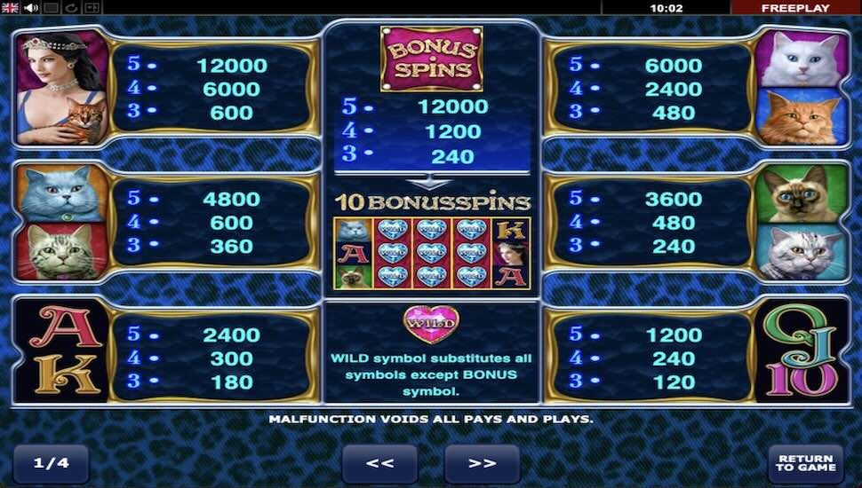 Diamond cats Nyerogepek Szimbolumok