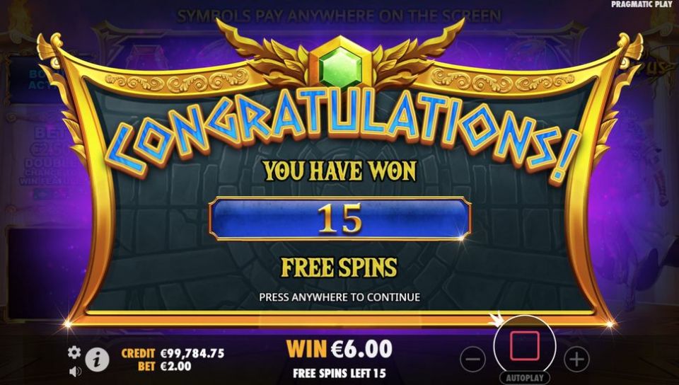 Gates of Olympus nyerőgép Ingyenes játékok