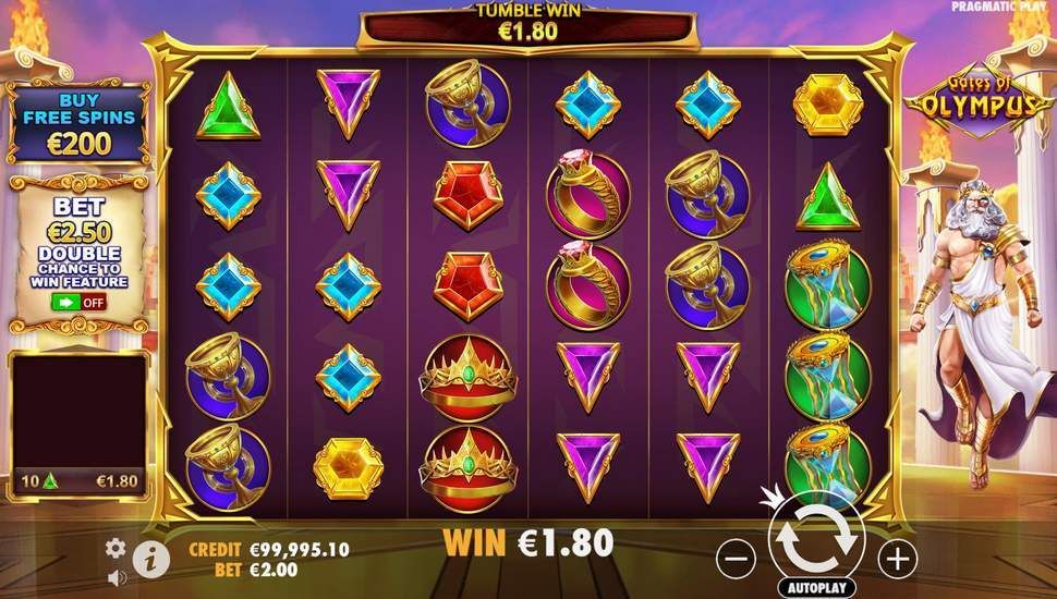 Gates of Olympus nyerőgép játékmenet