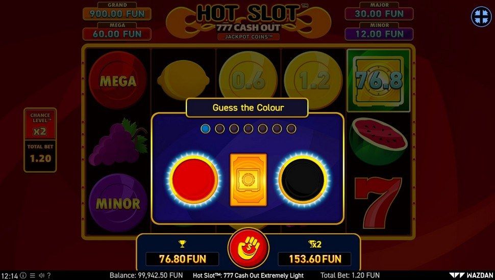 Hot Slot: 777 Cash Out Extremely Light nyerőgép bónusz