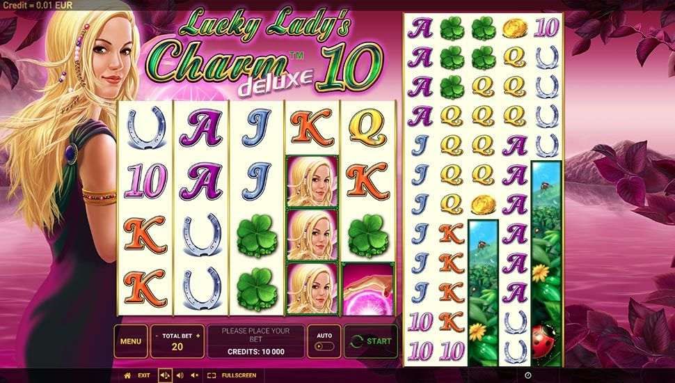 Lucky Lady's Charm Deluxe 10 nyerőgép mobil