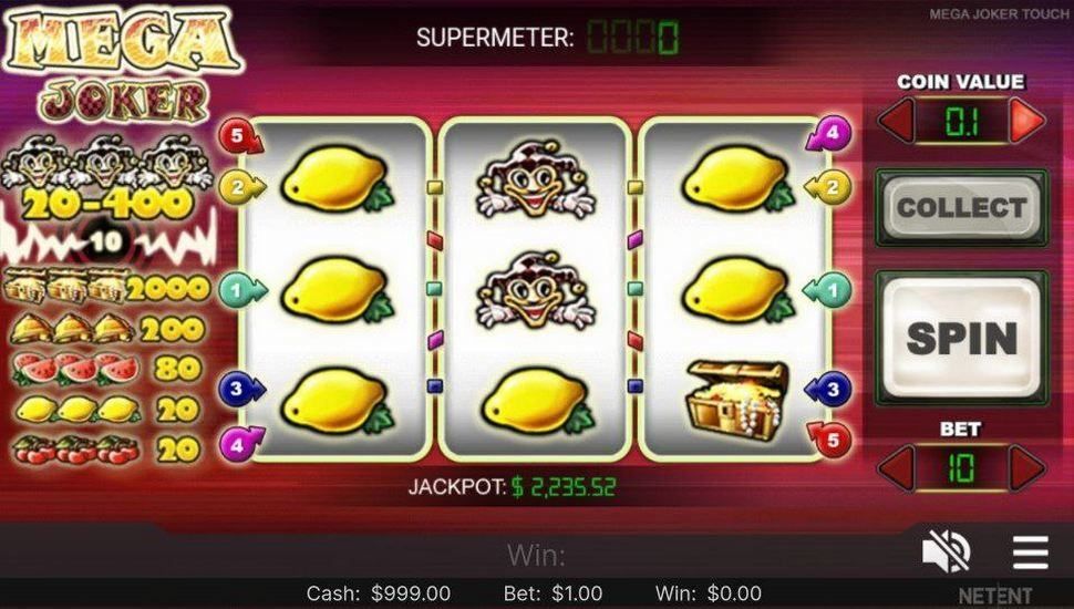 Mega Joker nyerőgép mobil