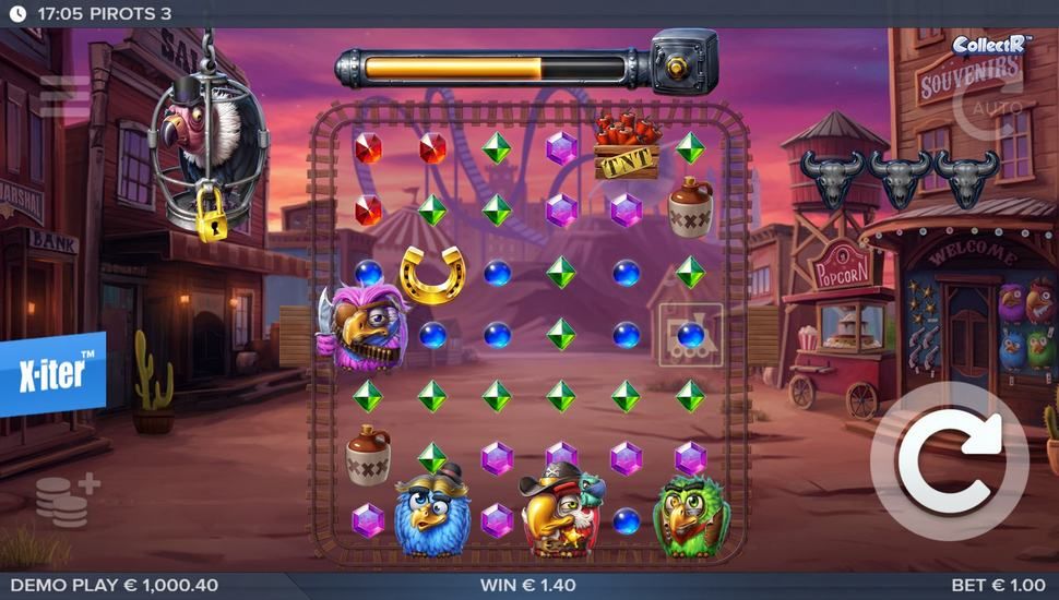 Pirots 3 nyerőgép játékmenet