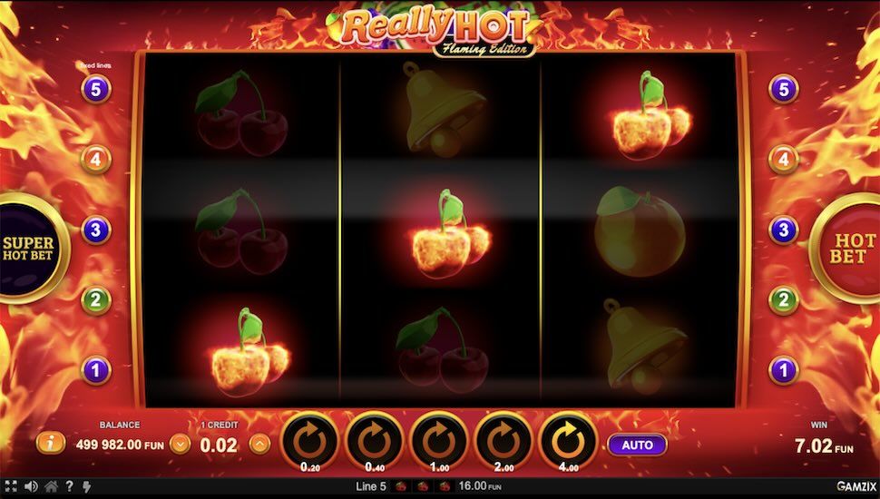 Really Hot Flaming Edition Nyerogepek Bonusz