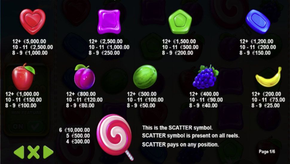 Sweet Bonanza Nyerogepek Szimbolumok