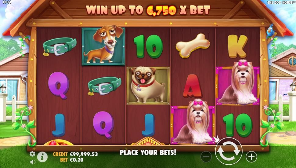 The Dog House nyerőgép játékmenet