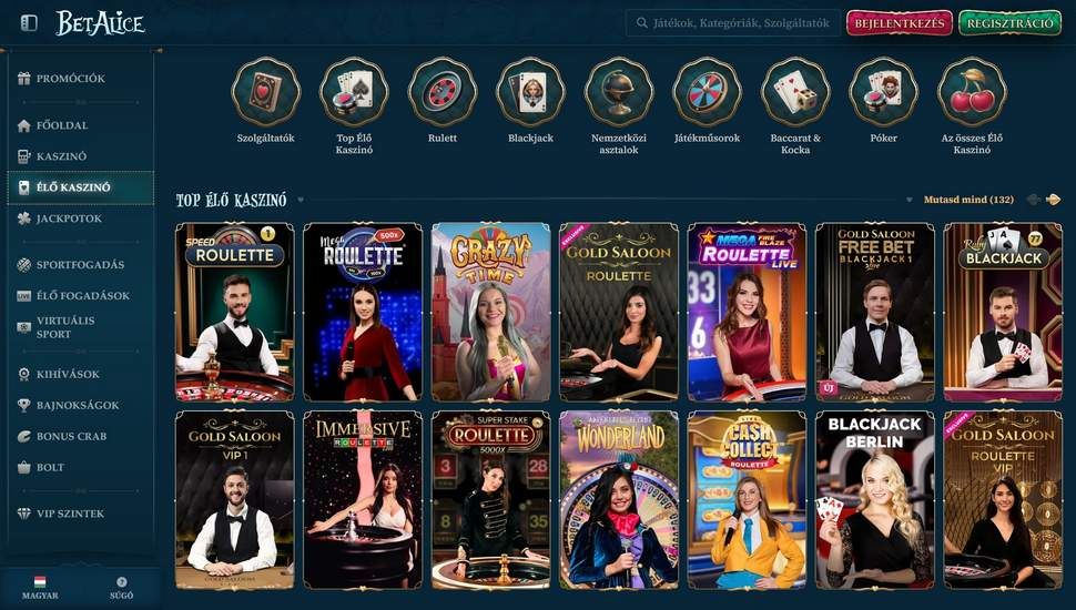 BetAlice kaszino